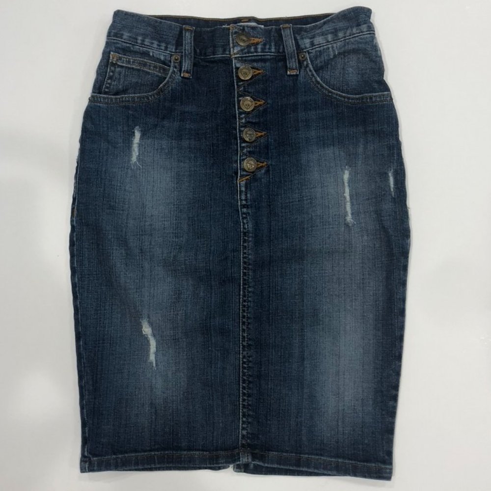 GUESS Denim Midi Skirt